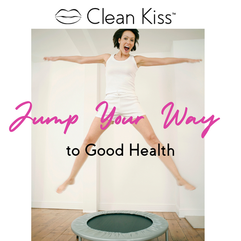 Jump on a trampoline for lymphatic drainage