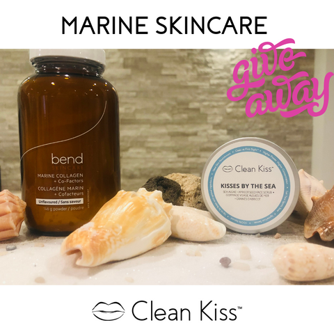 Marine skincare giveaway Bend Beauty + Clean Kiss 