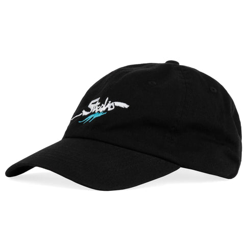 studio splash 6 panel cap (black)