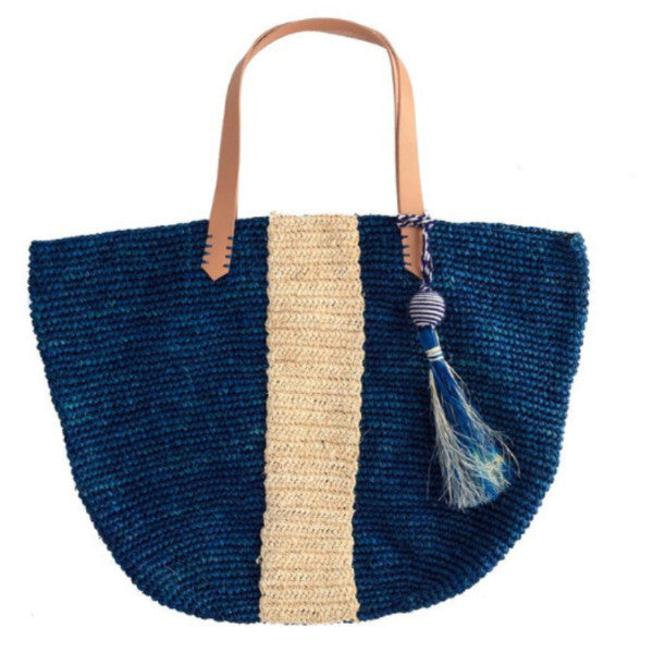 Navy Pipeline Beach Tote – maeree