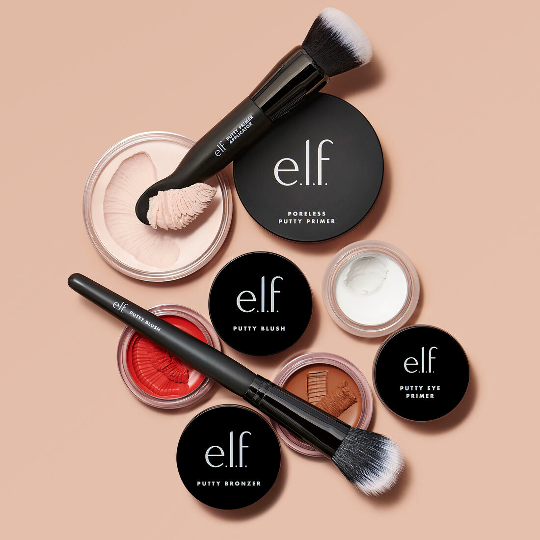 elf putty blush swatches caribbean