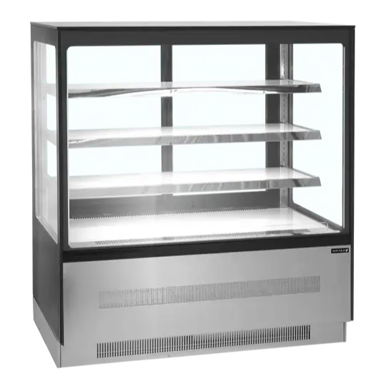 Tefcold LPD903F Kylmonter med tomma glashyllor och stilren design.