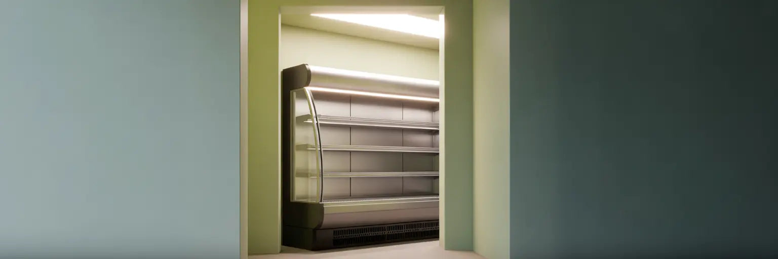 Kylmonter som inte får plats genom smal dörröppning