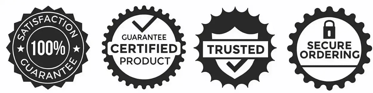 Trust Badges: Easy Returns, Secure Checkout, Satisfaction Guarantee