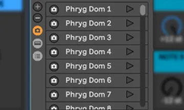 Ableton Sequencer Rack Melodic Control Presets