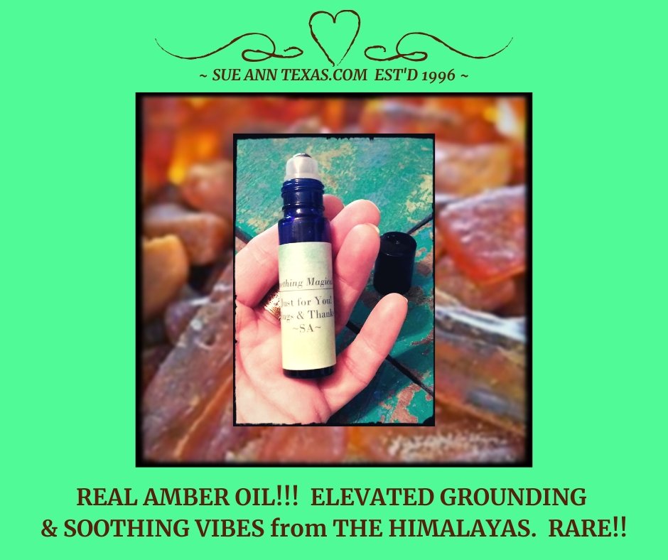 Real Oil from High Vibe Himalayan Amber!! Soothing, Calming, Grounding –   & The Shoppe