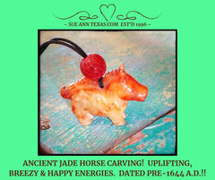 Ancient Horse Carving Talisman @ SueAnnTexas.com & The Shoppe