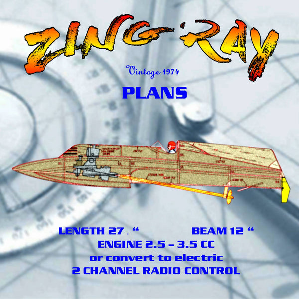 Build a 3 POINT HYDROPLANE 27" for Radio Control .15-.21 ...