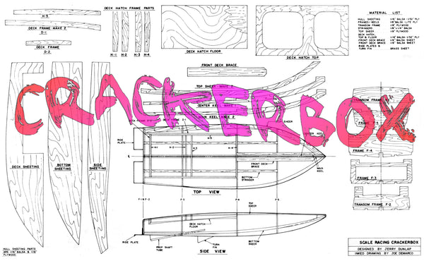 full size printed plan 1/10 scale racing 05 electric