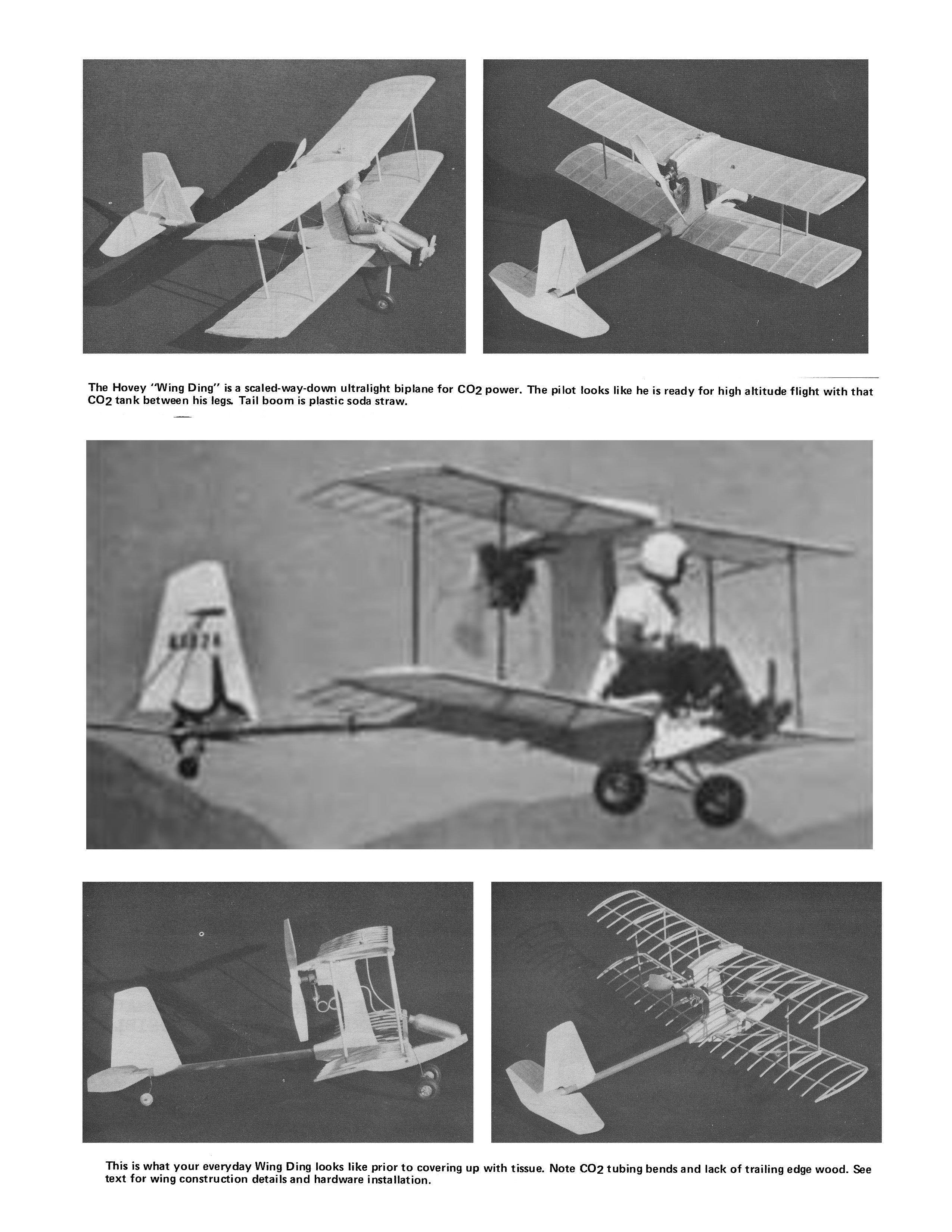 Wooden Ultralight Aircraft Plans