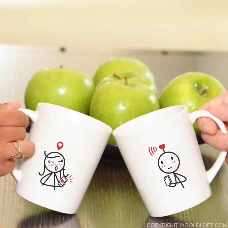 Unique His and Her Coffee Mug, Love Ties Us Together Couple Coffee Mugs  BoldLoft – BOLDLOFT