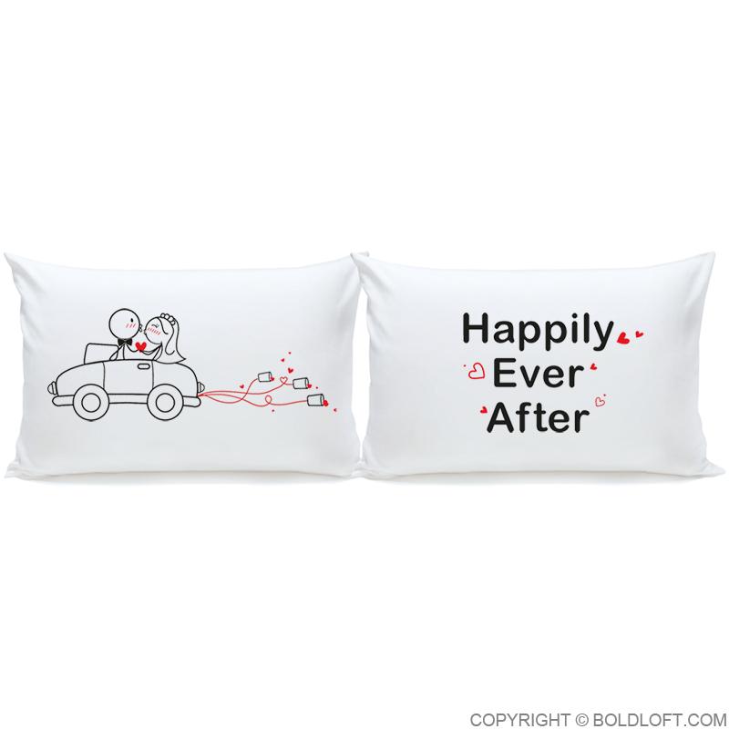 Wedding Gifts-Forever & Ever™ Bride & Groom Pillowcases – BOLDLOFT