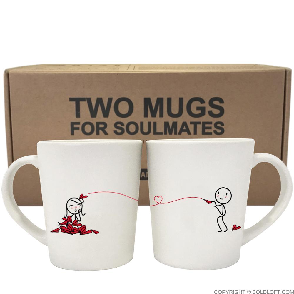 Unique His and Her Coffee Mug, Love Ties Us Together Couple Coffee Mugs  BoldLoft – BOLDLOFT