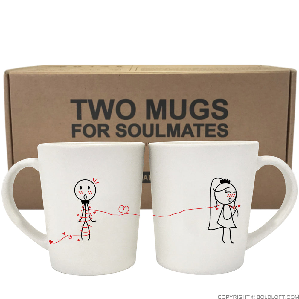 Christmas Couples Mug, Couple Christmas Mugs, Matching His Her Otter Half  Coffee Cup, Gift for Husband Wife Christmas Anniversary Wedding 