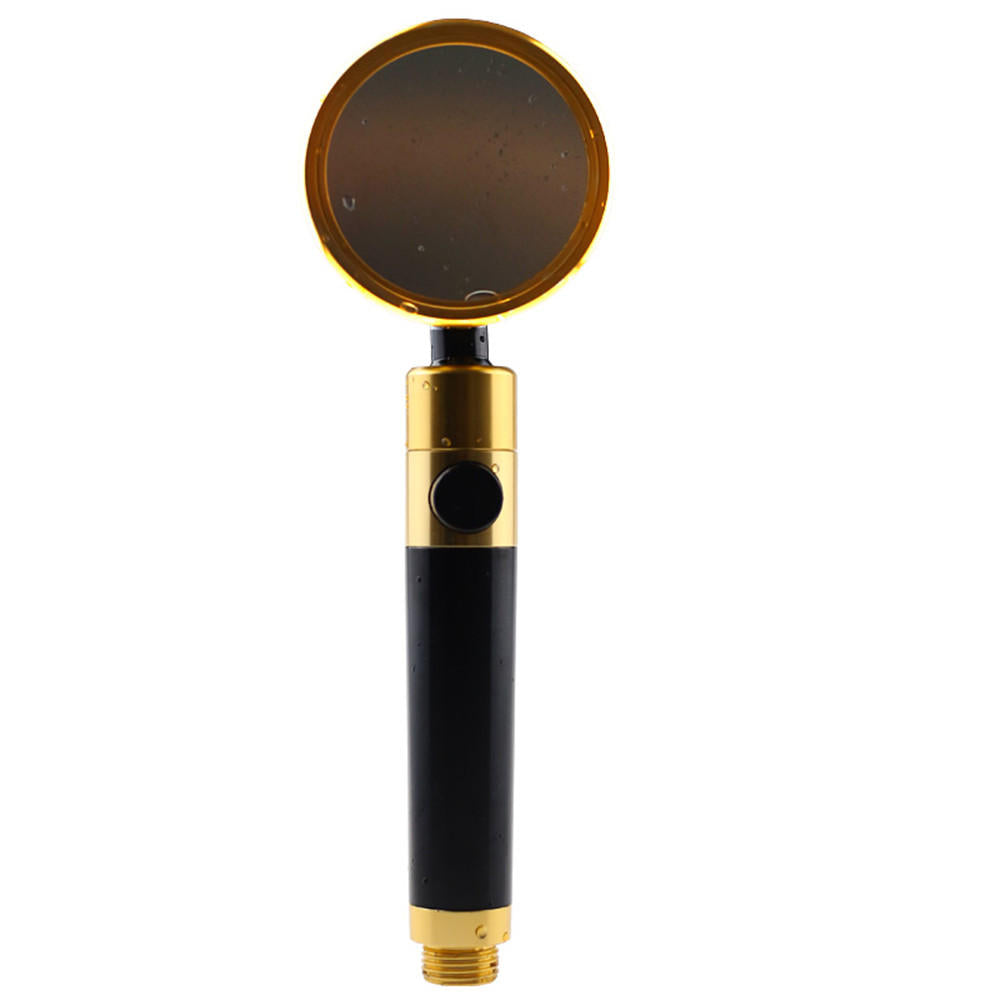360 Degree Rotating Space Aluminum Pressurized Shower Head with Stop Water Switch Handheld Sprinker