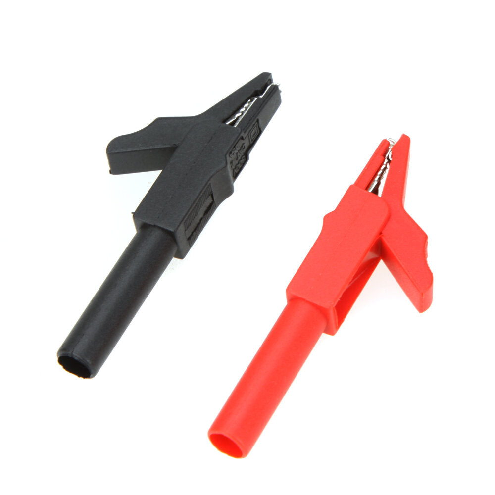 Insulated Electrical Crocodile Test Cord Clamp for Multimeter Banana Plug Cable Lead Probe Crocodile Test