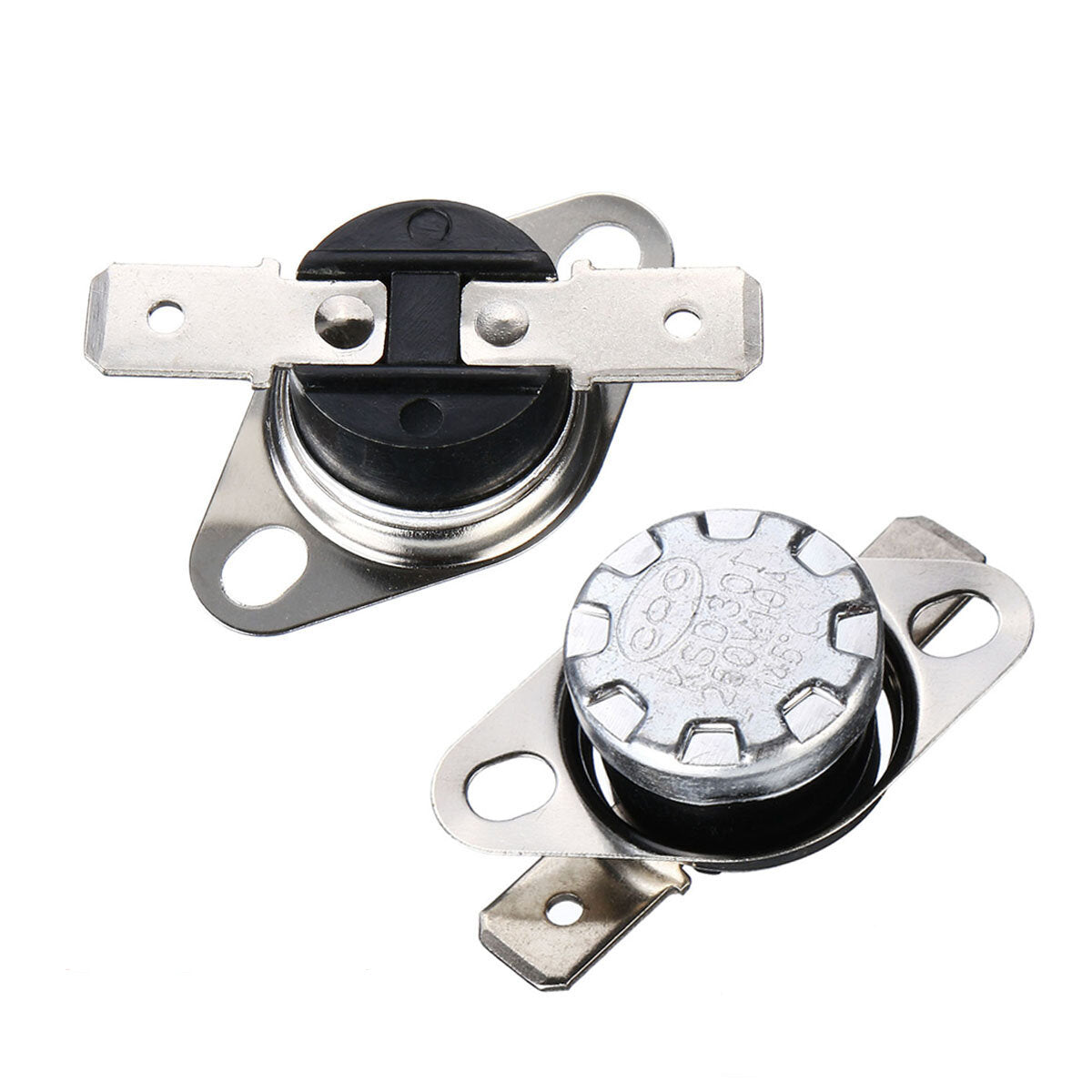 10Pcs 250V 10A Normal Open 70 Thermostat Temperature Thermal Controller Control Switch