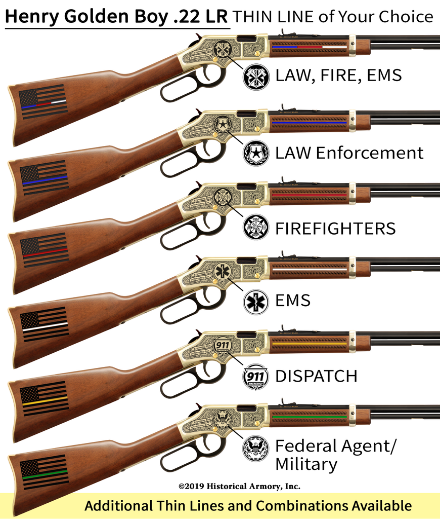 Classic First Responder Edition Engraved Rifle Historical Armory