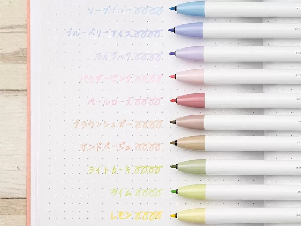Zebra Clickart Retractable Marker Pen 12 Assorted Colors Never