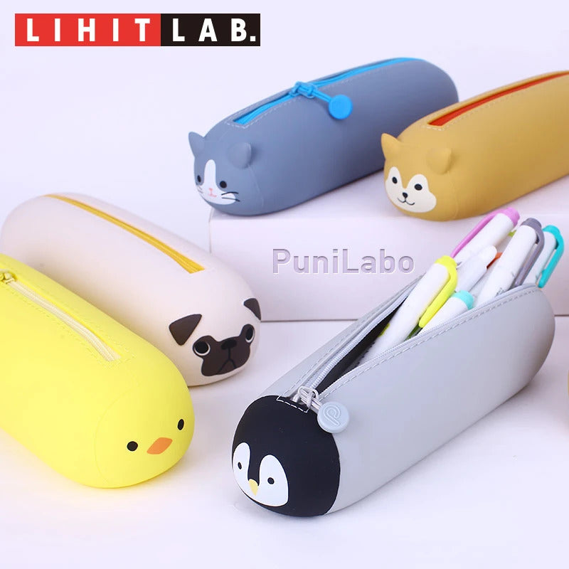  LIHIT LAB Compact Pen Case (Pencil Case), Water