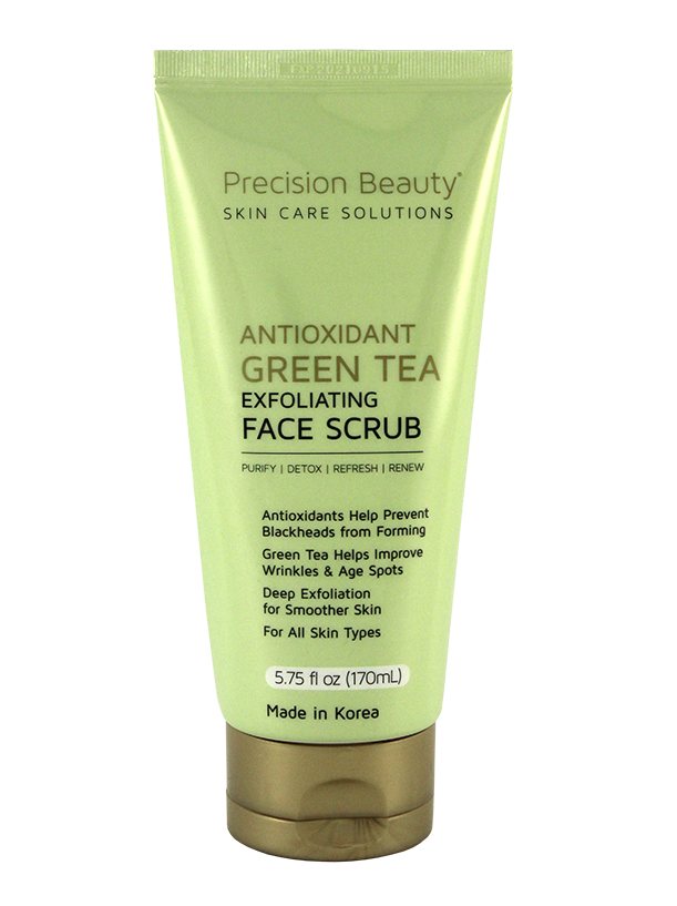 green tea face scrub