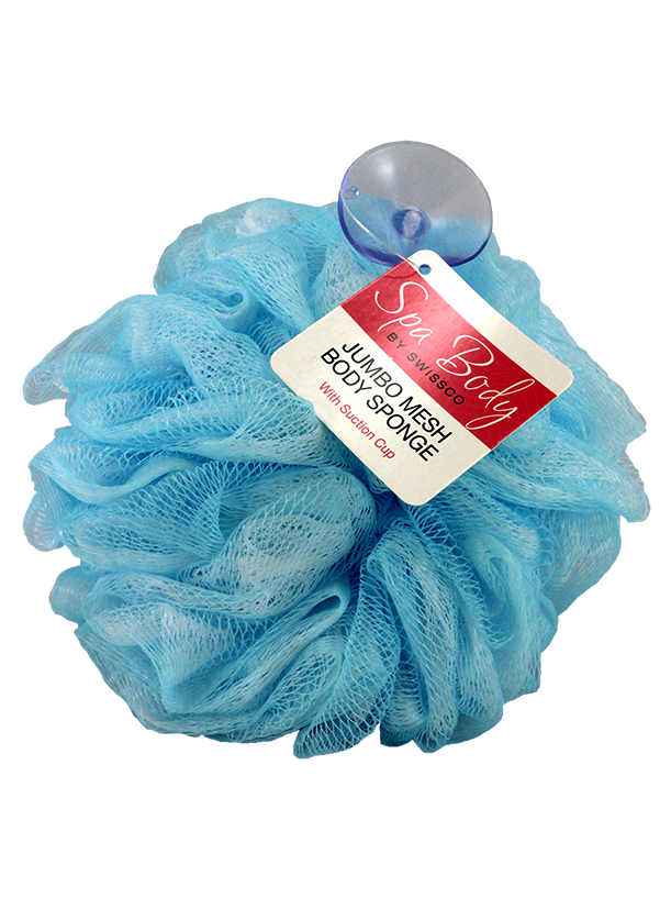 Jumbo Mesh Body Sponge W Suction Cup Swissco Llc