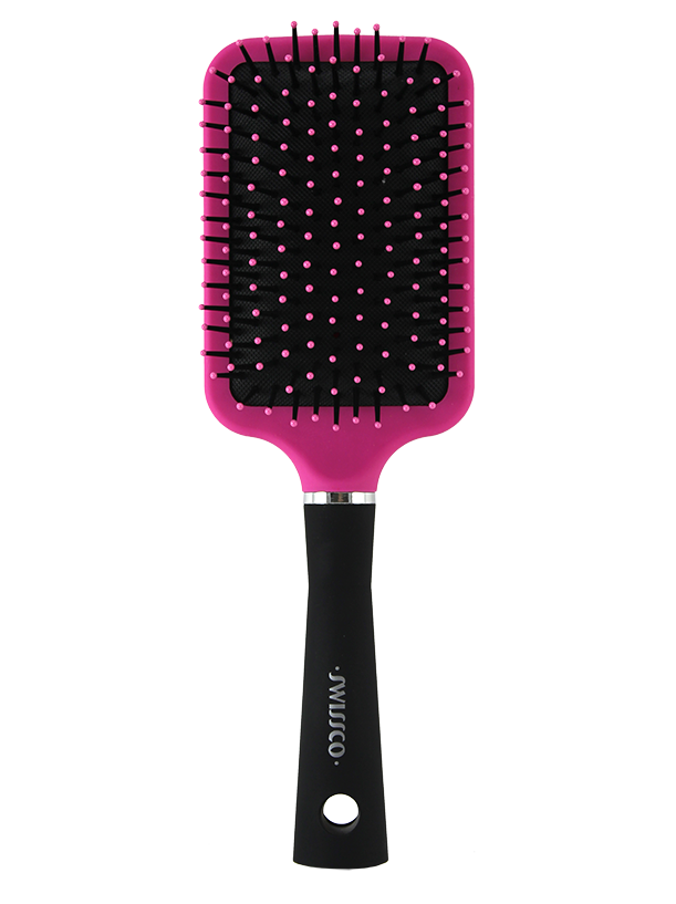 black hair brush