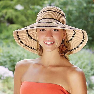 Yuanbang Women's Sun Hats UPF 50+ UV Sun Protection Ladies Wide Brim Beach Hat Summer Gardening Travel Floppy Foldable Straw Hat, Size: 52-58cm, White