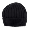 rib knit cuffed beanie fleece lined