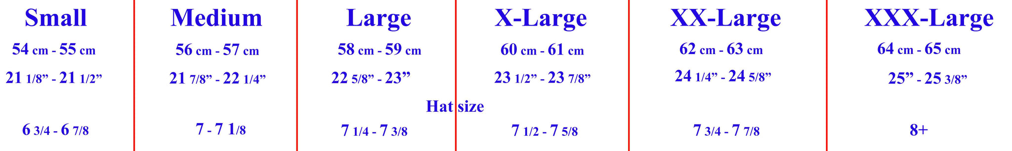 Woolrich Hat Size Chart