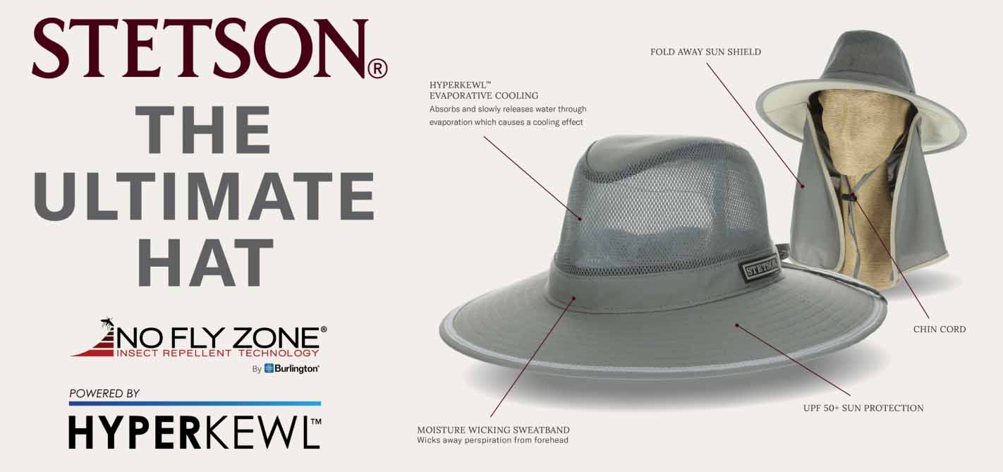 stetson no fly zone hat parts and fabric information