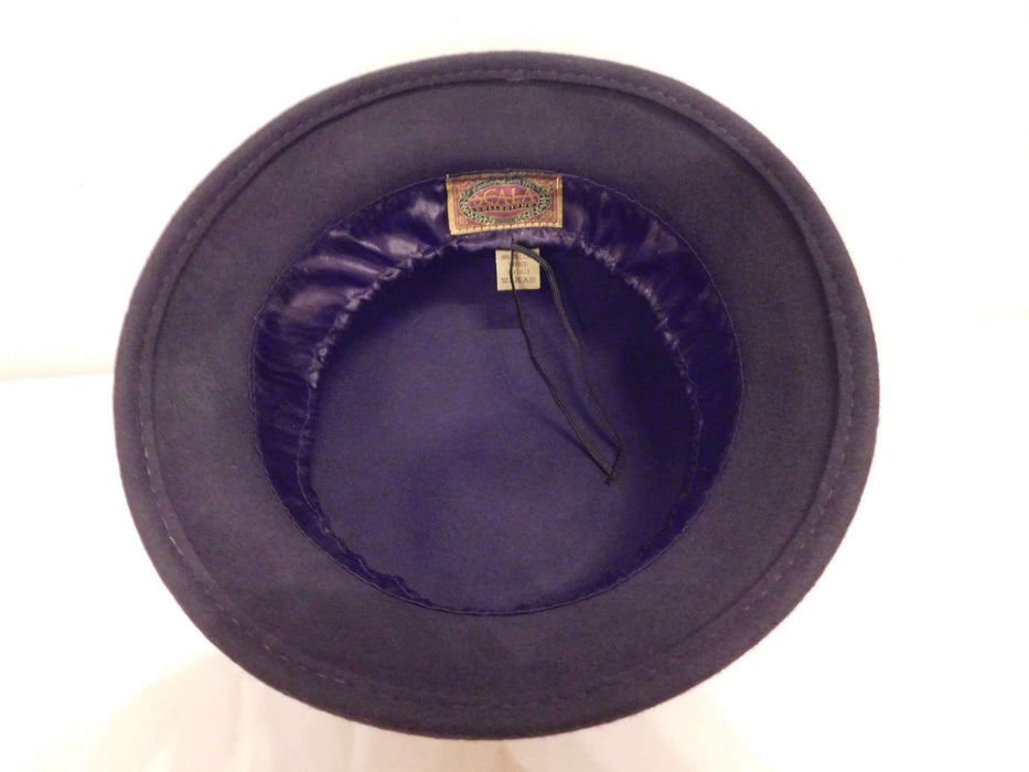 Wool Felt Cloche with Velvet Beaded Applique. — SetarTrading Hats