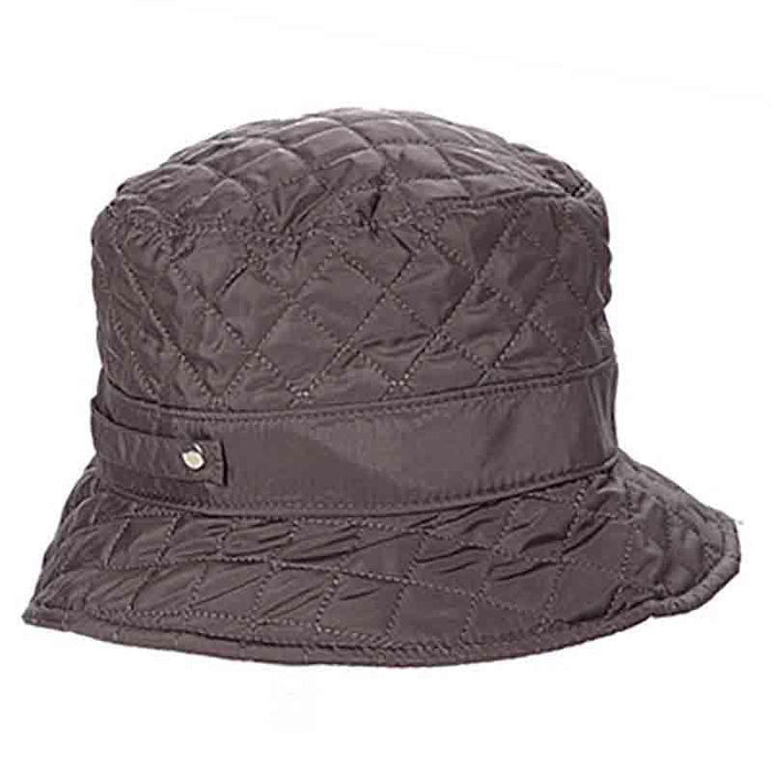 Fleece Lined Quilted Rain Hat for Women by DNMC ...