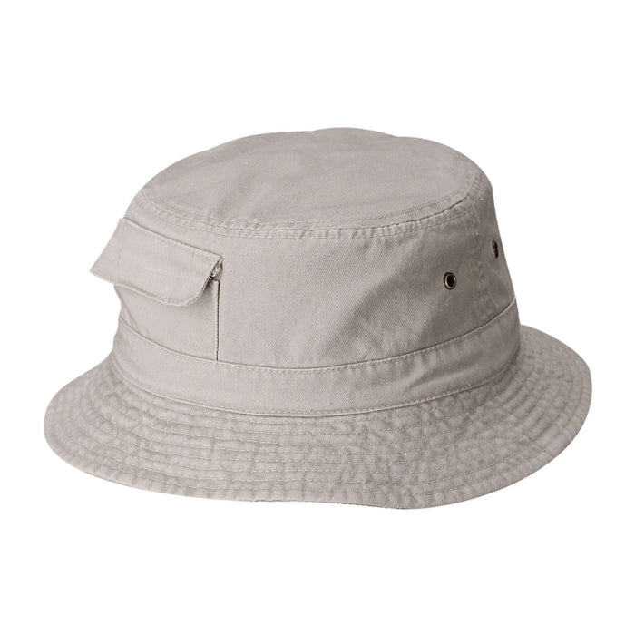 DPC Dyed Twill Bucket Hat with Side Pocket — SetarTrading Hats