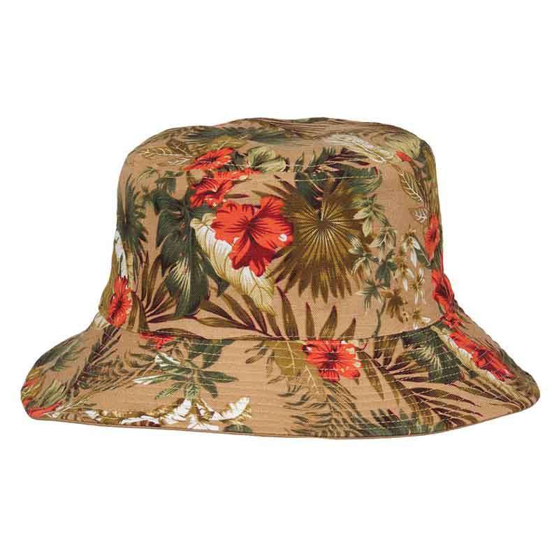 Reversible Floral Print-Solid Color Cotton Bucket Hat | eBay