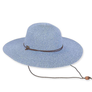 Wide Brim Sun Hat with Tie Dye Chin Cord - Sun 'N' Sand Hats — SetarTrading  Hats