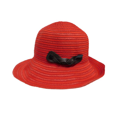 Two Tone Reversible Ribbon Crusher - Boardwalk Style Sun Hats