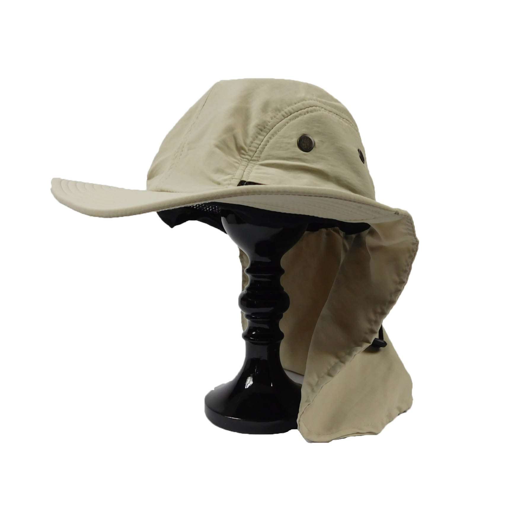 Large Bill Cap with Neck Cape — SetarTrading Hats