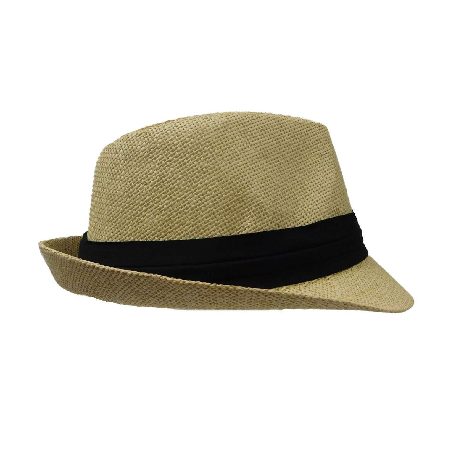 Traditional Summer Fedora Hat - Small to XLarge Hat Sizes ...