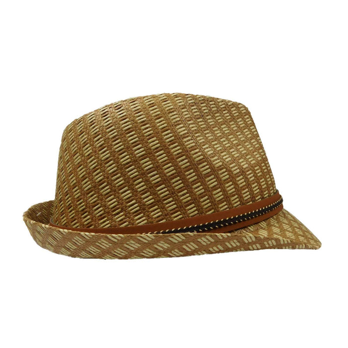 Checkered Summer Fedora — SetarTrading Hats