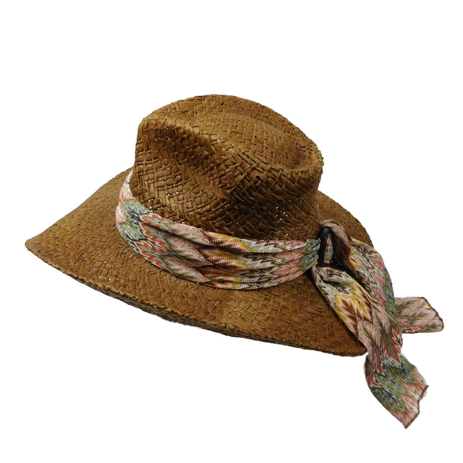 Fancy Weave Toyo Outback Cowboy Hat - Scala Pronto Hat — SetarTrading Hats