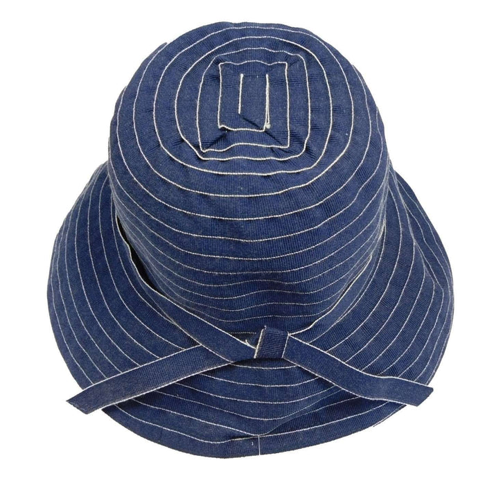 Denim Sewn Ribbon Bucket Hat — SetarTrading Hats