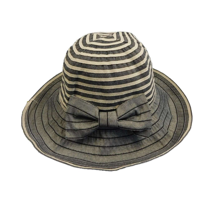 Striped Crown Ribbon Hat — SetarTrading Hats
