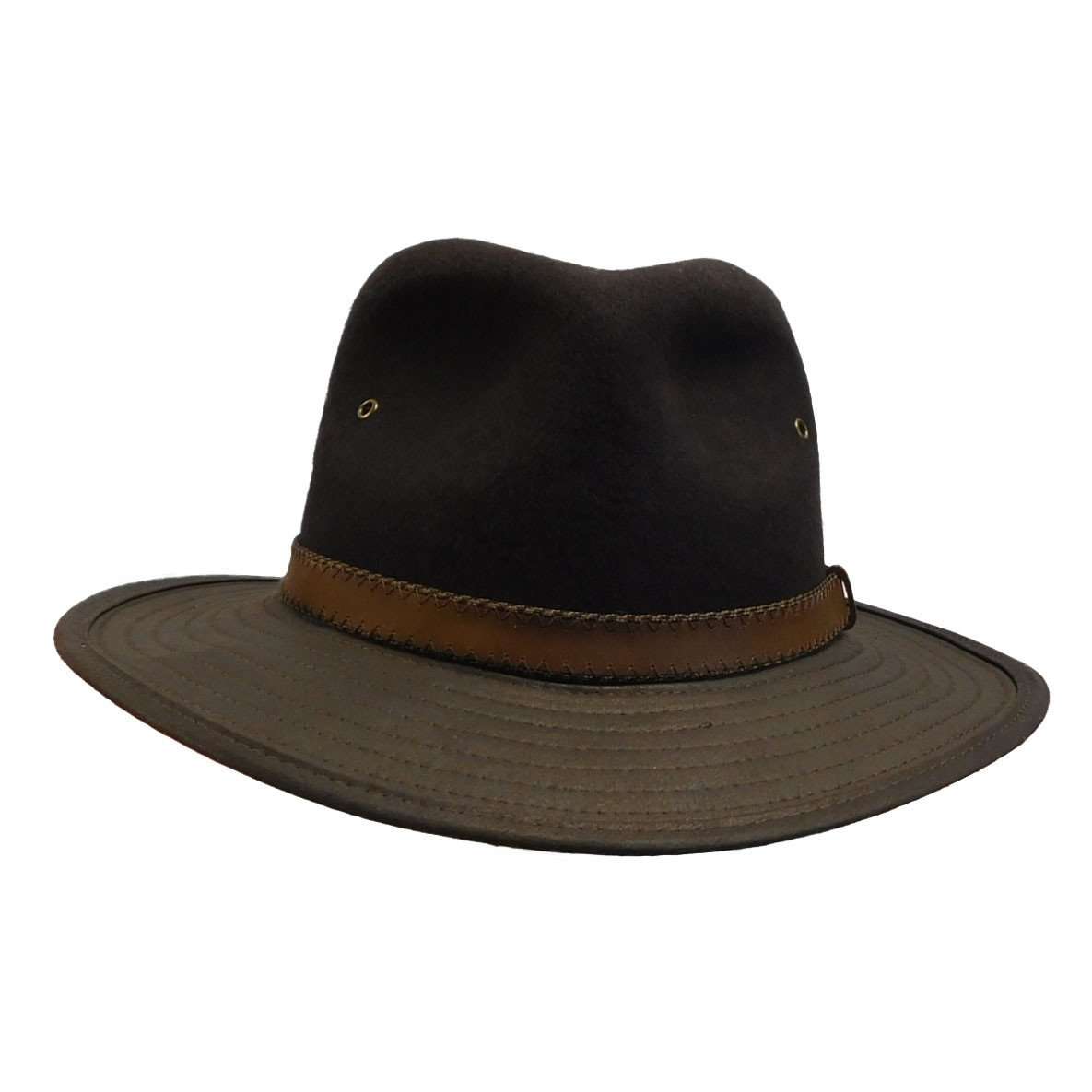Wool Felt Outback Hat - Scala Collection Hats — SetarTrading Hats
