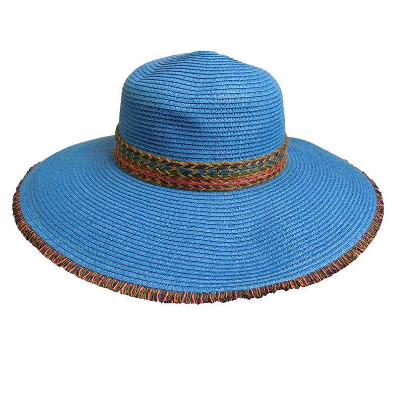 Frayed Trim Sun Hat — SetarTrading Hats