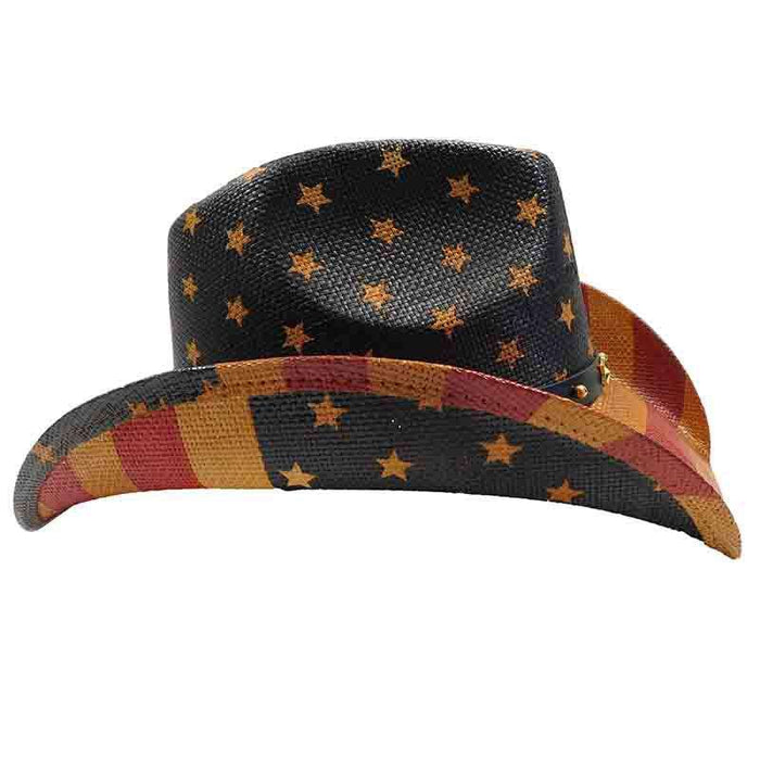 USA Patriotic Cowboy Hat with Star Studded Band - Milani — SetarTrading ...