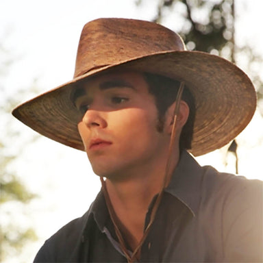 Braided Palm Leaf Outback Hat - Dorfman Hats