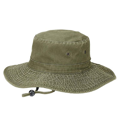 DPC Global Microfiber Boonie Hat with Mesh Vent Olive / Large (59 cm)