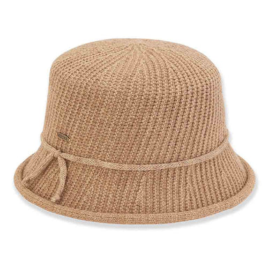 Adora Wool Hat - Color Blend Soft Wool Bucket Hat Tan / Medium (57 cm)