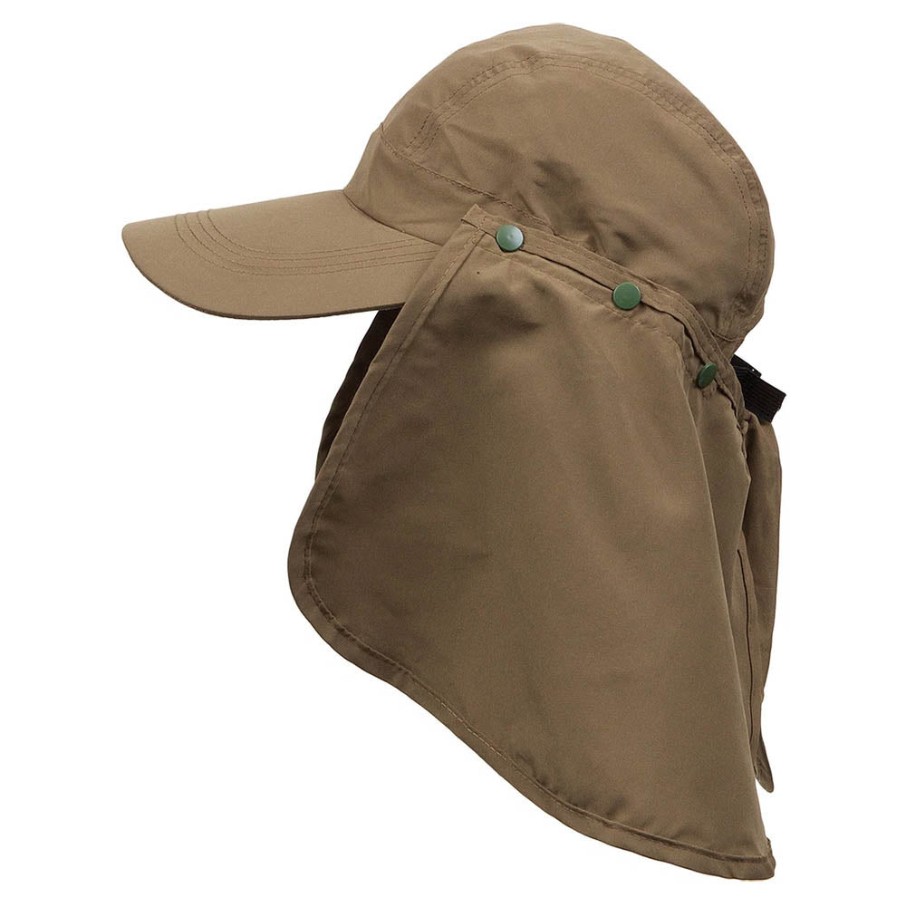 Microfiber Baseball Cap with Removable Neck Cape - Kenny K. Hats ...